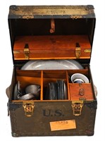 WWII US ARMY M1941 OFFICER PORTABLE MESS KIT