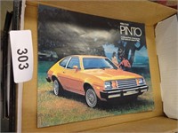 Vintage 1980 Ford Pinto Sales Flyer
