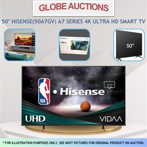 LOOKS NEW 50" HISENSE 4K UHD SMART TV (MSP:$428)