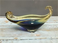Small glass art bowl