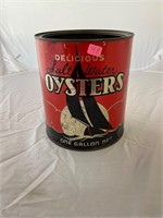 1 Gallon Red Sailboat Oyster Can