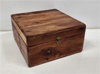 Lift Top Cedar Document Box