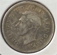 1940 Canadian dime