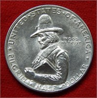 1920 Pilgrim Silver Commemorative Half Dollar