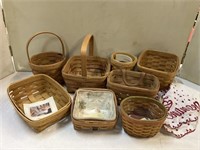 8 Longaberger baskets