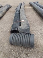 2 Perforated poly culverts; approx. 17'x12"; incl