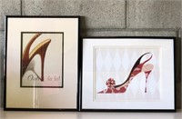 Framed Wall Art-Ladies shoes