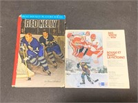 Lot of Hockey Books: Red Kelly & Red, White, Win