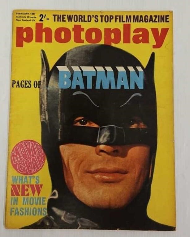 1967 Photoplay Magazine featuring Batman