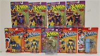 (9) Asst 1993-94 Toy Biz "X-Men" Action Figures