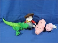 Toy Story Trex, 2 Piggies, Prospector