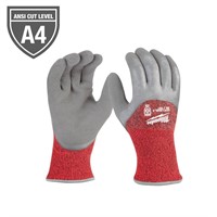 XL Gray Latex Level 4 Cut Resistant Gloves