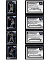 Lot of 4 Yankees 1st Bowman Chrome from 2024