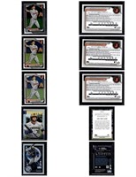 5 Bowman Prospect Cards.  3 Holliday & 2 Churio