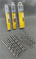 Irwin Large Drill Bits and Lots of 3/8in Bits