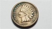 1860 Indian Head Cent Penny High Grade