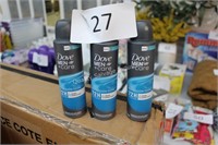 3- dove men spray deodorant