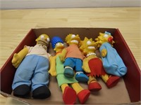 The Simpson's doll figures.