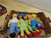 The Simpson's doll figures.