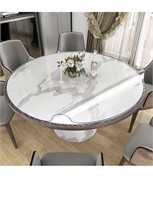 OXIGG Dia. 42 Inch Clear Table Cover Protector -