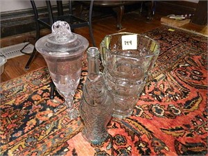 Glass Vases - Large One May Be Crystal