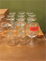 Dozen Red Wine Glasses