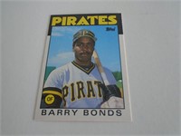 1986 TOPPS TRADED BARRY BONDS # 11T