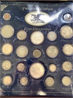 INCREDIBLE 20TH C TYPE SET COIN SET SILVER DOLLARS