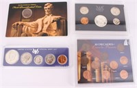 ASSORTED U.S. COIN COLLECTIONS - 4 SETS