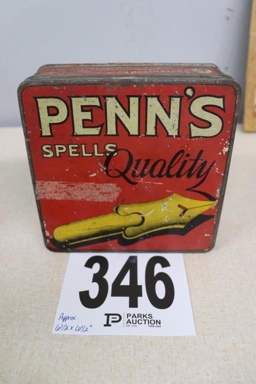 Vintage Penn's Tin(R1)