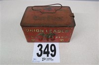 Vintage Metal Union Leader Tobacco Tin(R1)