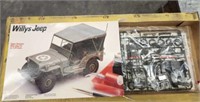 Willys Jeep Italiri 1:24 Model Super Detailed in