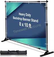 AkTop 10x8 ft Heavy Duty Backdrop Stand Kit