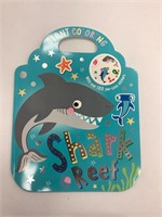 $3Shark reef giant coloring  activity sticker book