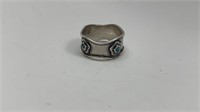 5 Vintage .925 & Sterling Silver Rings