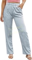 Womens High Waisted Bell Bottom Flare Jeans Y2k Si