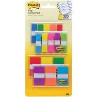 Post-it Flags Combo pk  1/2 and 1 Inch  320 Flags