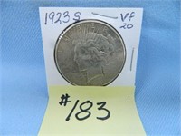 1923s Peace Silver Dollar, VF-20