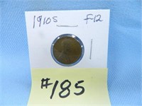 1910s Lincoln Cent, F-12 Key Date