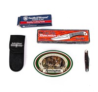 Knife (4) Assorted Pocket & Utility Knives