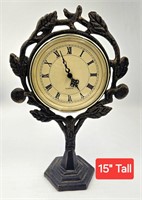 Standing Clock 15" Tall Untested