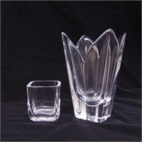 Orrefors Sweden Glass & Vase