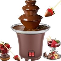 GLMFAN Chocolate Fondue Fountain  3 Tier  10oz