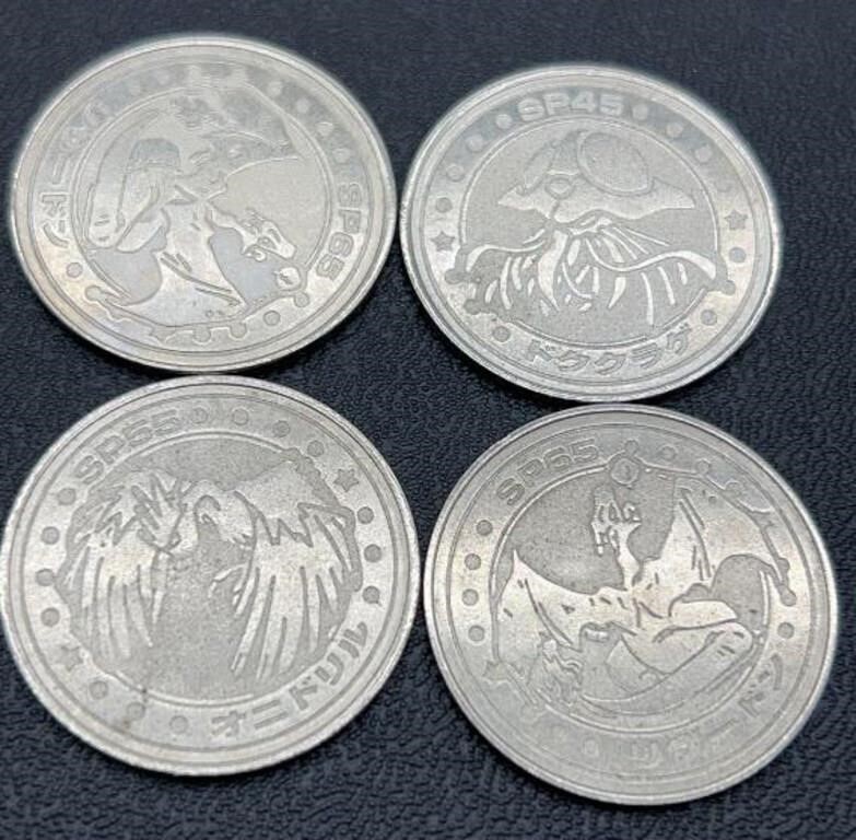 4 Pokémon coins