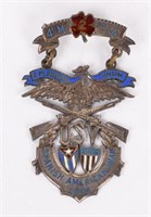 SPANISIH AMERICAN WAR 4TH MO. LADDER BADGE