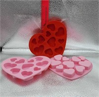 Heart Shaped Silicone Candy/Ice Molds