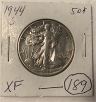 1944 S Walking Liberty Half Dollar