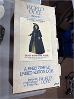 Large Scarlett O'Hara gone with the wind doll box
