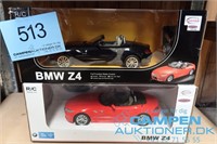 2 stk. fjernstyret biler, BMW Z4