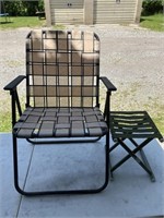 Lawn chair and stool